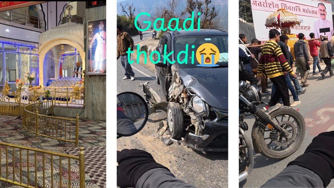 Nikalte hee accident😱wapas aana mushkil aur ye itni bheed kyu hai🥲back to DELHI📍