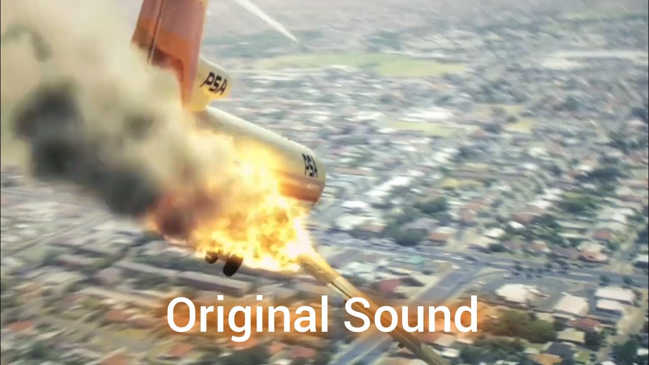 Pacific Southwest Airlines Flight 182 - Original Sound