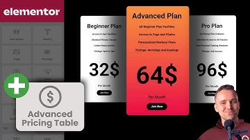 Volledig aangepaste prijstabel - GRATIS Elementor