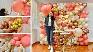 Como hacer una Pared de Globos para cumpleaños   Balloon Wall