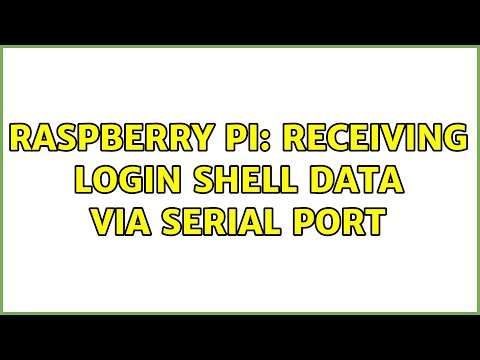 Raspberry Pi: Receiving login shell data via serial port