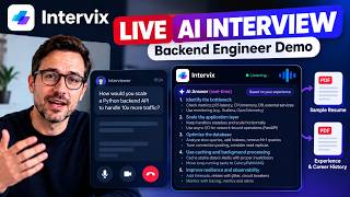 AI Interview Copilot in Action | Live Backend Interview Demo — Intervix