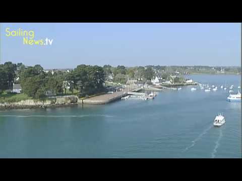 Port Blanc sur l'Ile aux Moines, Golfe du Morbihan en Bretagne - Série Ports et Escales