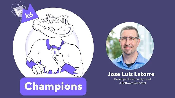 Jose Luis Latorre - k6 Champion