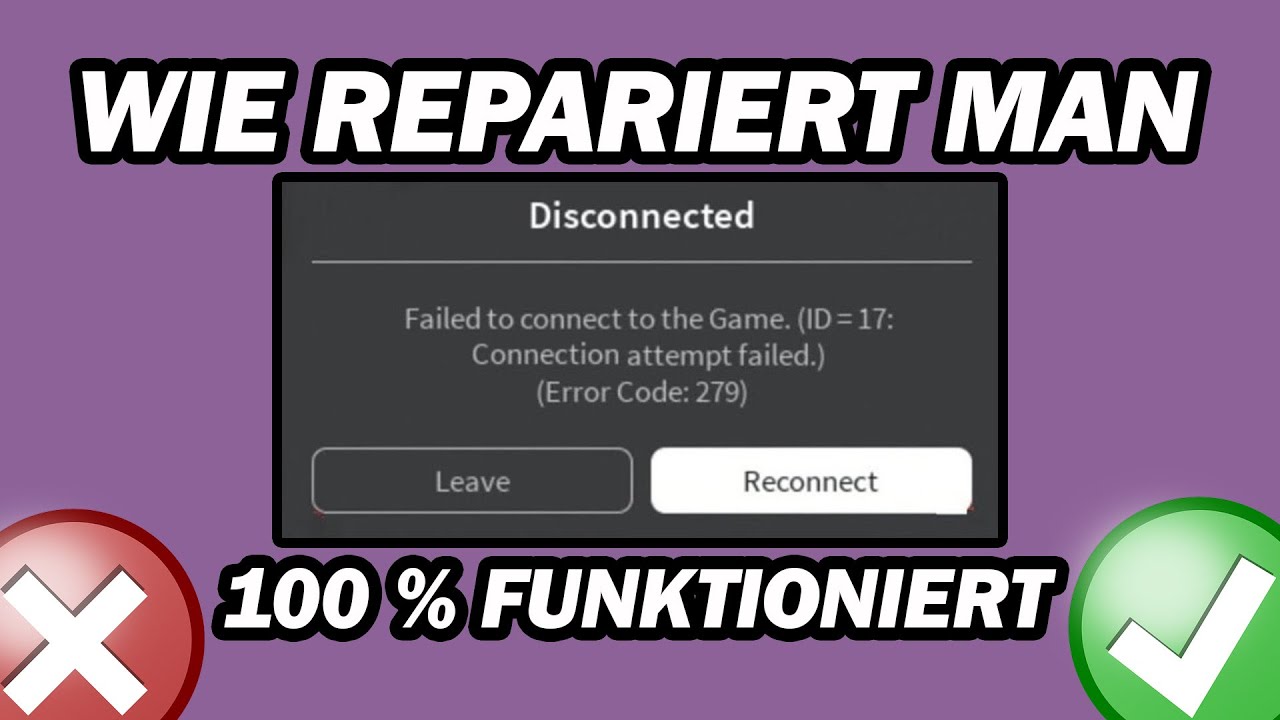 So Beheben Sie Den Roblox Fehlercode 279 Verbindung Zum Spiel Konnte Nicht Hergestellt Werden