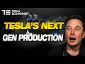 Teslas next gen vehicle new production process