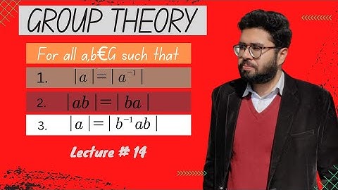 14. Chapter #2 (Groups) Example 12 Order of a group| Group Theory (Abstract algebra)