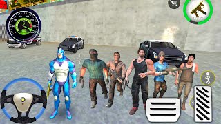 Real Rope Hero Open World Police Mafia Fighter Game | Rope Hero Android Street Grand Mafia Gameplay screenshot 5