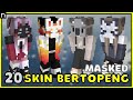 SKIN MINECRAFT BERTOPENG - MASK MINECRAFT SKINS (BOY AND GIRL SKIN)
