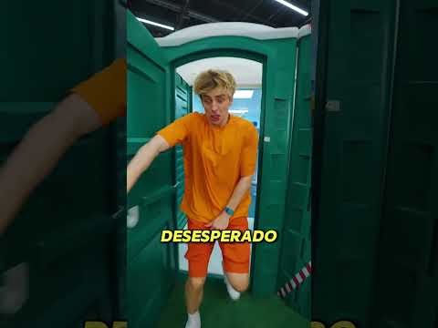 Buscaba el baño y cada puerta era una trampa 😱‼️👀