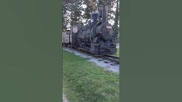 Slovenian railroad museum, narrow gauge train