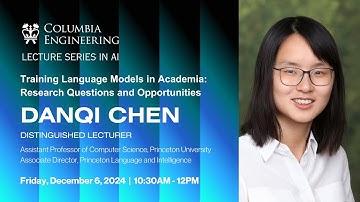 Lecture Series in AI: “Training Language Models in Academia: Research Questions and Opportunities”