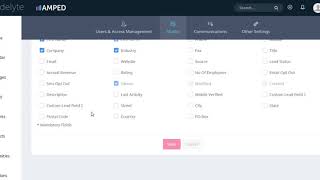Set Mandatory Fields | AMPED CRM ADMIN