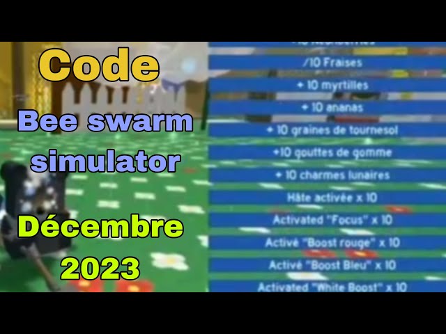 Codes Bee Swarm Simulator (Décembre 2023) - Roblox - GAMEWAVE