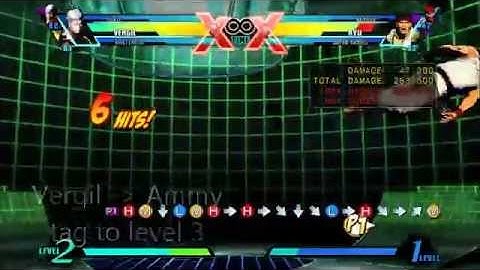 UMvC3- Ammy/Vergil Raw Tag Combos