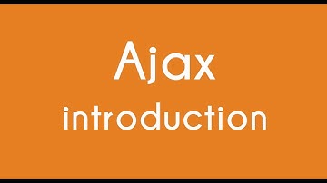Learn Ajax in Arabic  - 1 - introduction & What I need To Learn