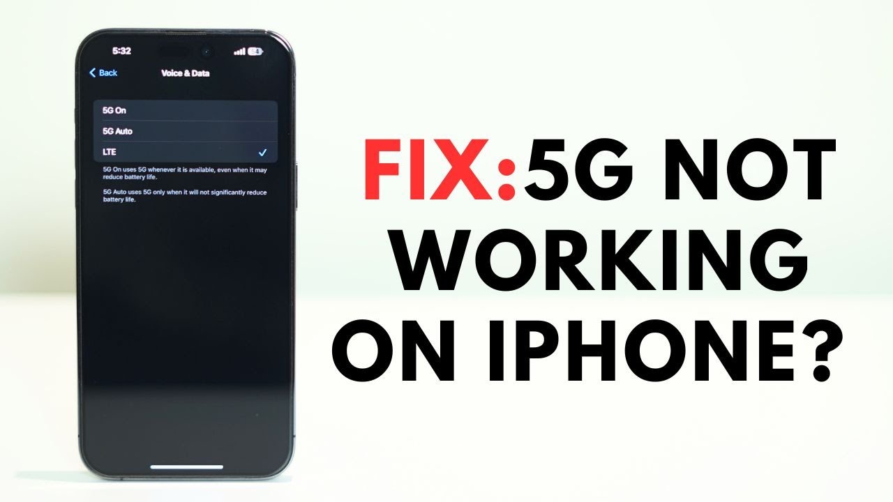 How to Fix 5G Network Not Working on iPhone - YouTube