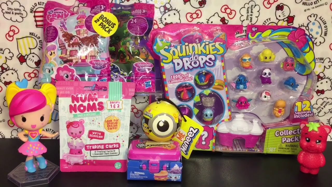 Blind Bags Squinkies My Little Pony Shopkins Food Fair Despicable Me Num Noms
