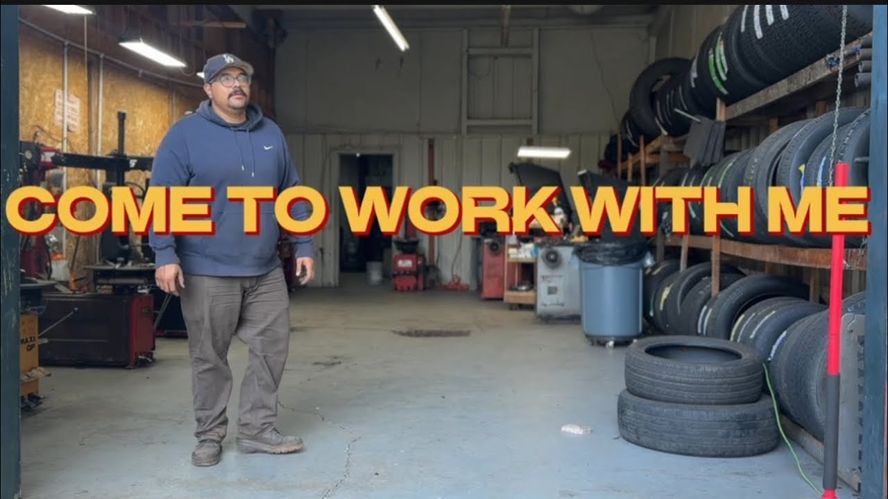 WORKING AT A TIRE SHOP