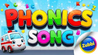 A to Z Vehicle Phonics Song 🚗  Learn ABC with Cars, Trucks & More  Kids 3D Learning by Zubbi