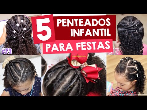 Penteado para Cabelo Cacheado Infantil: fotos e dicas