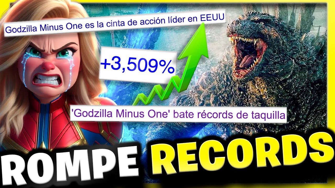 😎 Godzilla Minus One ROMPE RÉCORDS en su 2do fin de semana en taquilla 🔥  Disney Woke HUMILLADO 