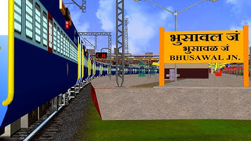 Surat Nagpur Special Train Departure From Bhusawal || IR In MSTS Open Rail