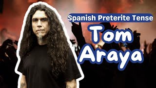 Thumbnail image for Spanish PRETERITE TENSE Practice: The Life of Tom Araya 🤘 | #BasicSpanishConversations