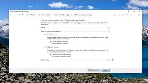 How to Turn Public Folder Sharing on or Off In Windows 10/8/7 [Tutorial]