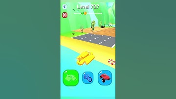 Shape shifting2 game level #727     hyper casual game #shapeshifting  #gameplay #gaming #shortvideo