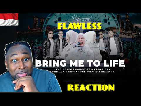PUTRI ARIANI COVER | EVANESCENCE- BRING ME TO LIFE,  (F1 SINGAPORE LIVE PERFORM) Reaction.