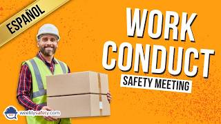 Safety Meeting on Work Conduct in Spanish