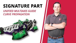 Unified Multiaxis Guide Curve Propagation Demo | Mastercam 2023 Signature Parts