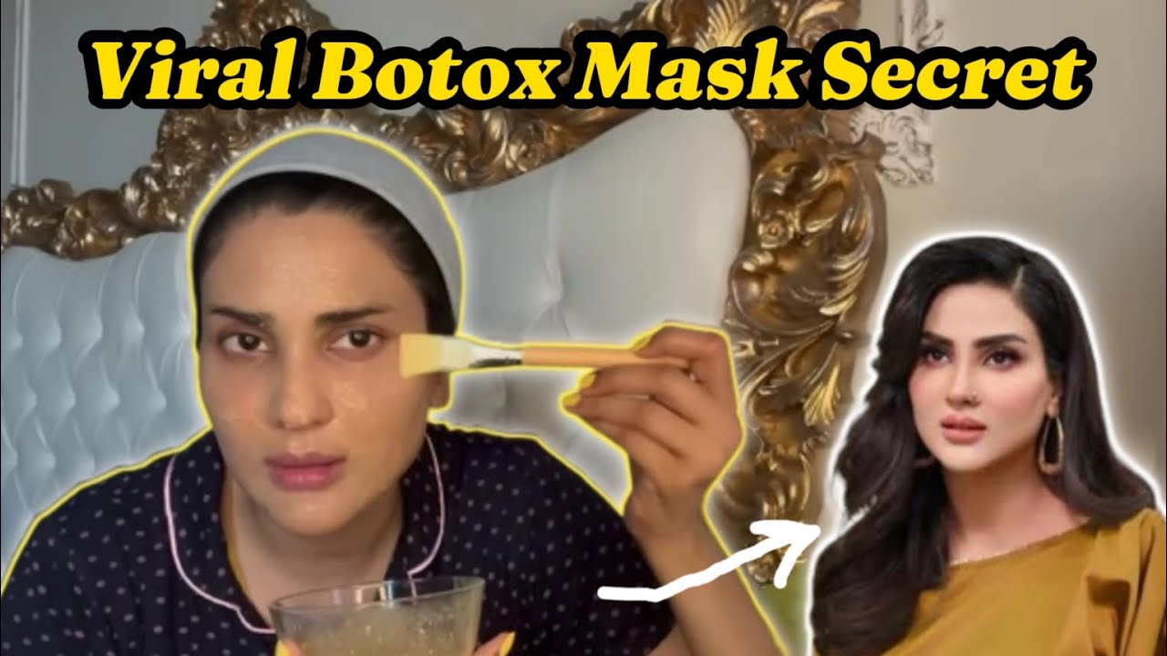 **Testing Fizza Ali’s Viral Botox Mask – Does It Really Work?** - YouTube