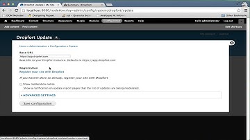 Connect a Drupal site to Dropfort