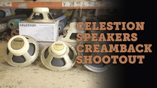 Celestion Creamback M, H, neo and Alnico cream Shootout