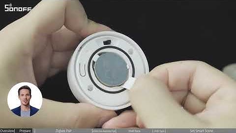 SONOFF Orb 4-In-1 Zigbee Smart Scene Button | SNZB-01M Installation Tutorial