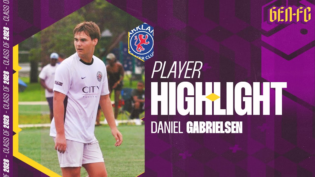 Daniel Gabrielsen (Class of 2028) | 6'3" Center Back | Parkland SC Boys 2010 ECNL | Gen-FC Player HL