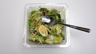 Fancy Salad With Egg, Cheese And Yogurt Dressing