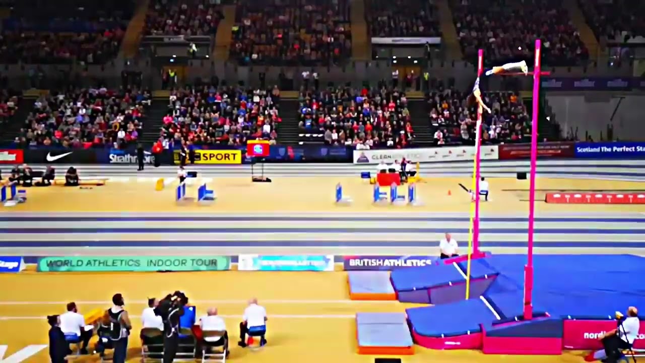Mondo Duplantis Pole Vault 6.18m WR Slow Motion YouTube
