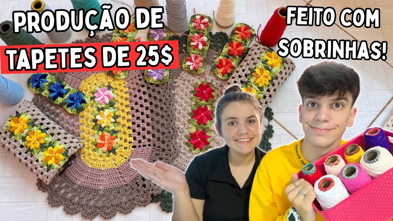 NOSSOS TAPETES DE 25$ REAIS COM SOBRINHAS ESTÃO DE VOLTA!😍 e estão mais lindos do oque nunca!✨