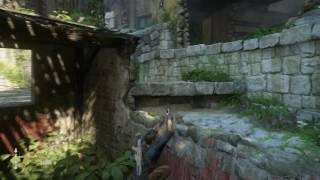 Uncharted 4: A Thief's End - Chapter 14: Open Level Stealth Combat (Tall Grass, Structures) Gameplay