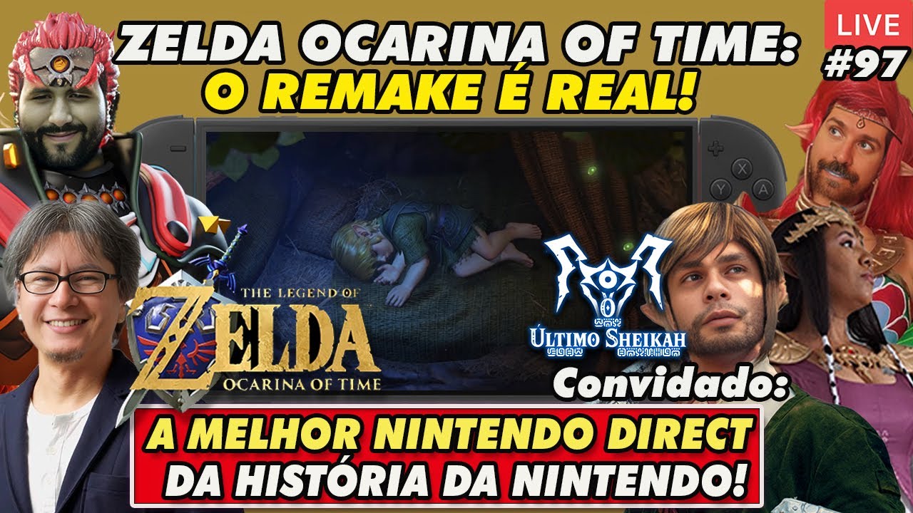 O Realista e Lindo Remake de Zelda Ocarina Of Time e a Direct dos