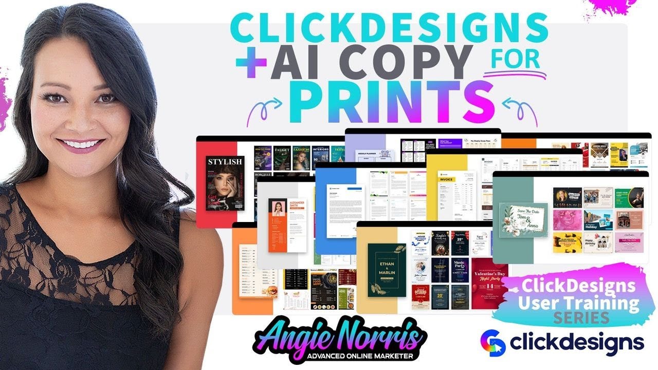 ClickDesigns + AI Copy for Prints