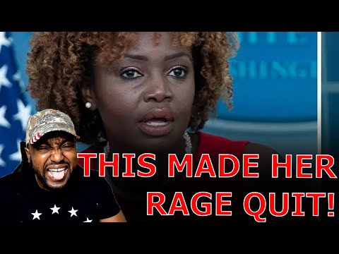 Karine Jean Pierre RAGE QUITS In Middle Of Interview After Confronted On Joe Biden Having Dementia