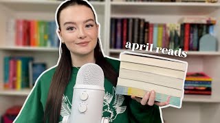 ASMR the 11 books i read in april  monthly reading wrapup