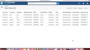 Introduction to OpenSpecimen Query Tool