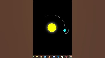 Solar system Animation using HTML and CSS #css #animation