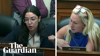 Marjorie Taylor Greene And Alexandria Ocasio-Cortez Clash In Chaotic Us House Hearing