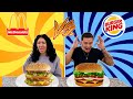 Mcdonalds vs burger king food challenge